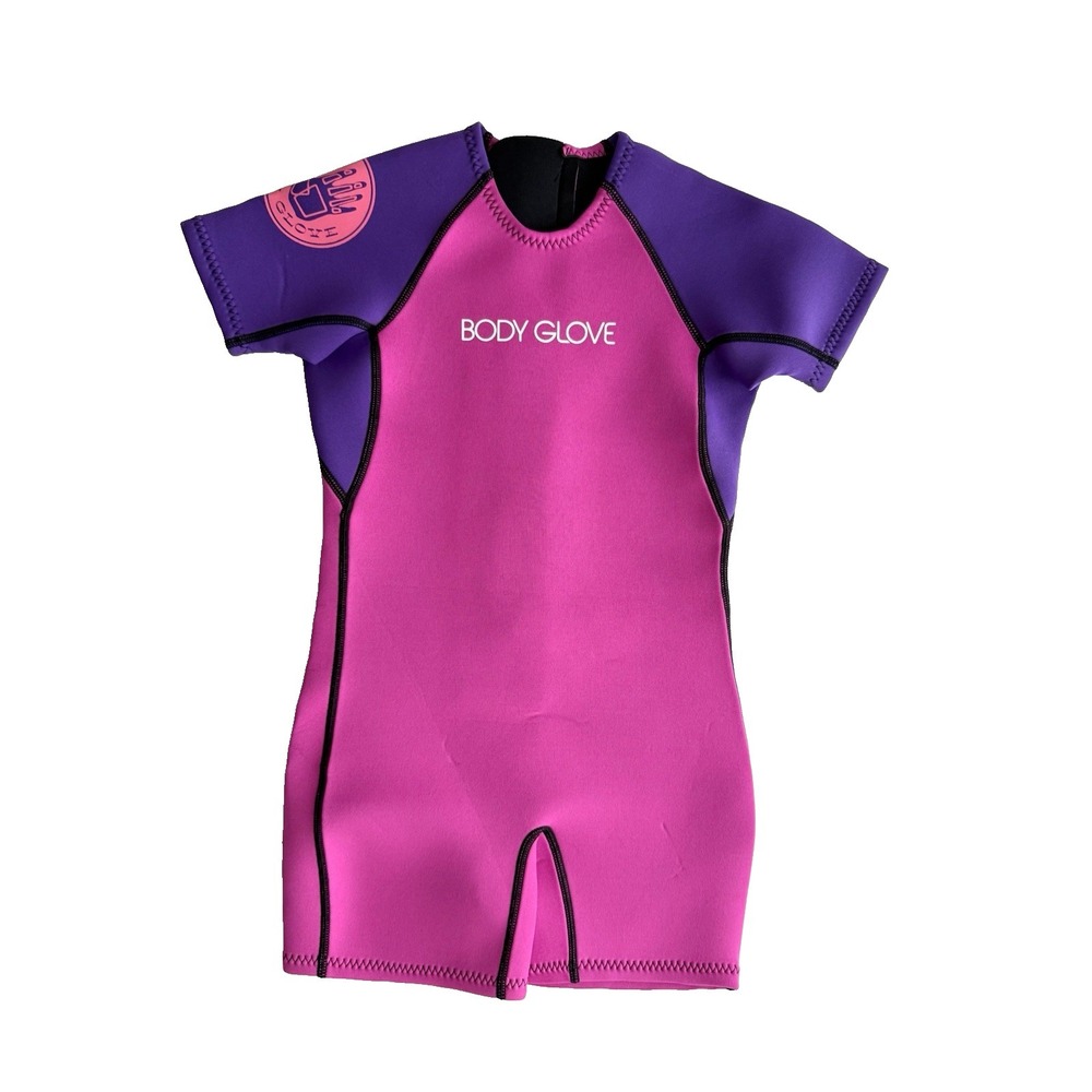 Body Glove Child's Spring suit Size 4-6 Pink Purple Surf Beach Vacation Ocean